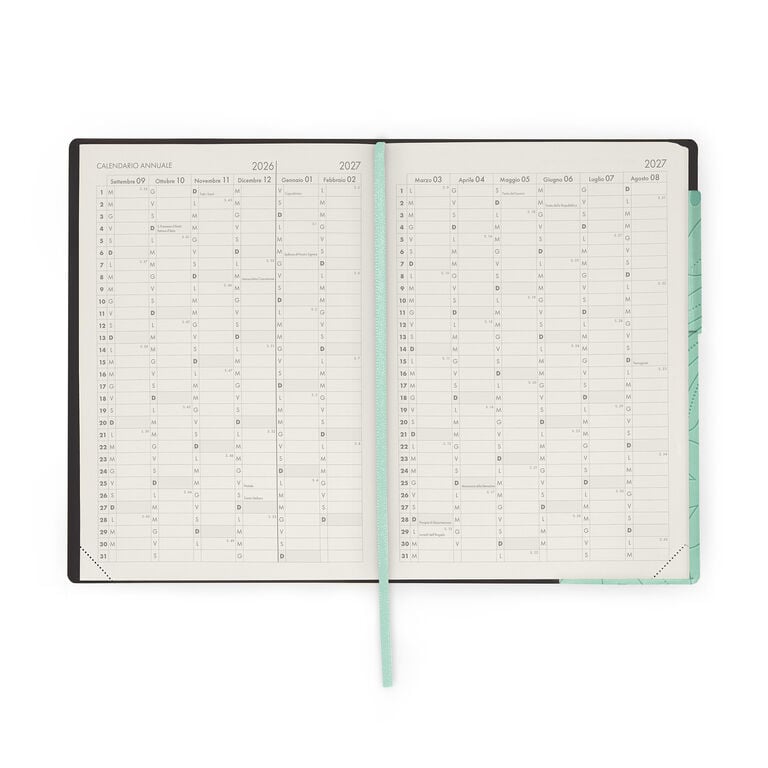 Agenda de l'Enseignant 2026/2027 Semainier 13 Mois - Botanic Garden