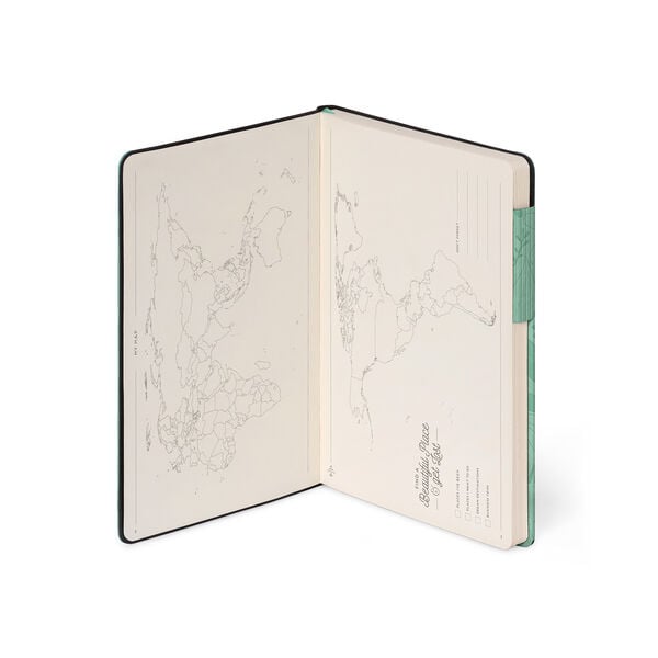 Notebook with Blank Pages and Monochrome Soft Cover - Botanic Garden - My Notebook