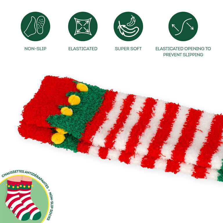 Elf Non-Slip Socks for Kids - It's a Match!