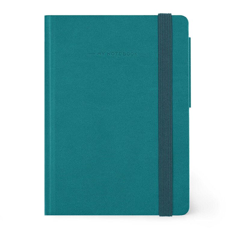 Einfarbiges liniertes Notizbuch mit Softcover - Malachite Green - My Notebook