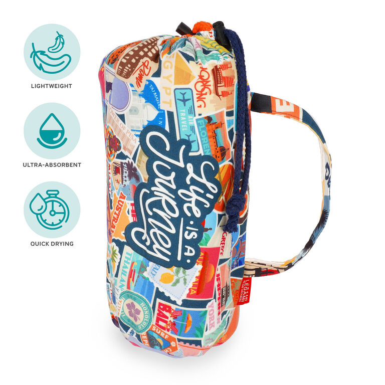 Telo Mare Maxi Travel Stickers - Beach Towel Telo Mare Maxi Travel Stickers - Beach Towel