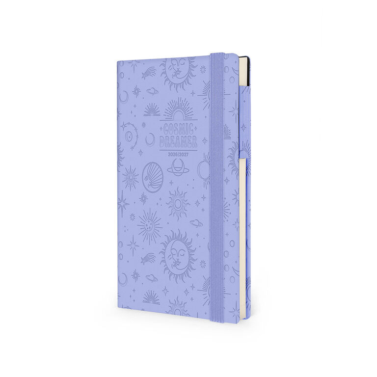 16-Month Medium Weekly Diary for 2026/2027 - Cosmic Lilac