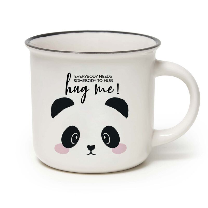 Cup Puccino Porcelain Mugs Panda Legami Com