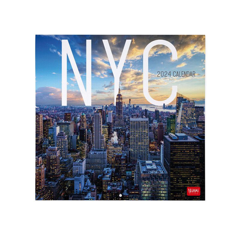Wall Calendar 2024 - 30 x 29 Cm NEW YORK 