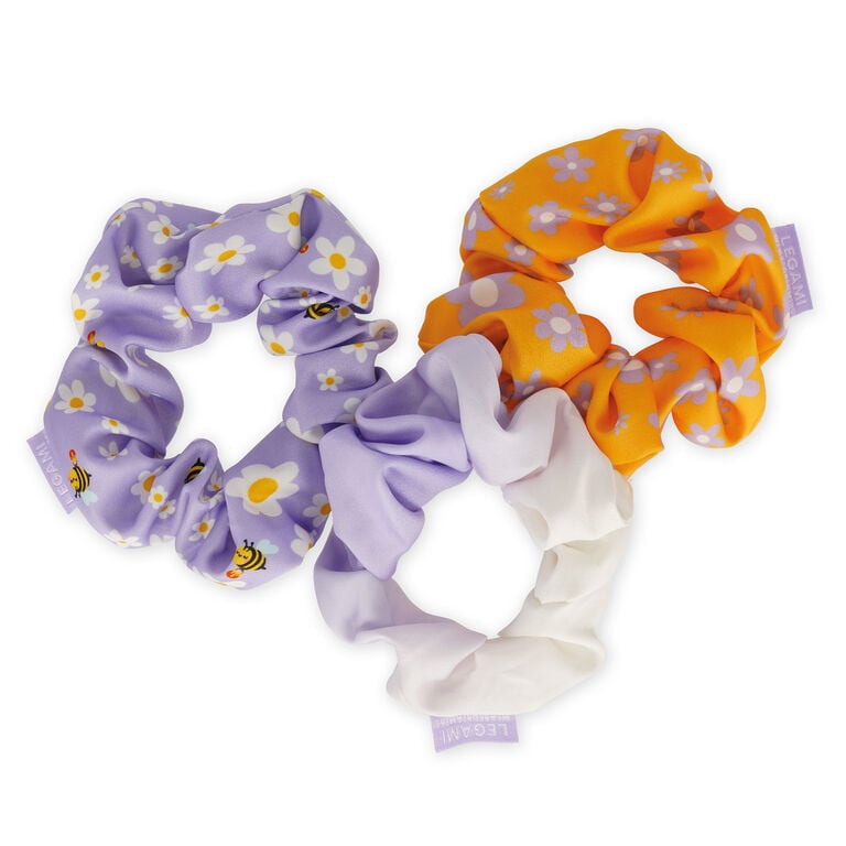Set of 3 Bee Hair Scrunchies - Hair We Are!