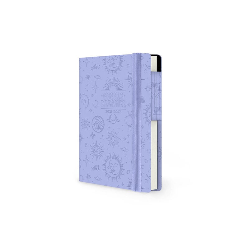16-Month Small Weekly Diary for 2026/2027 - Cosmic Lilac - With Notebook