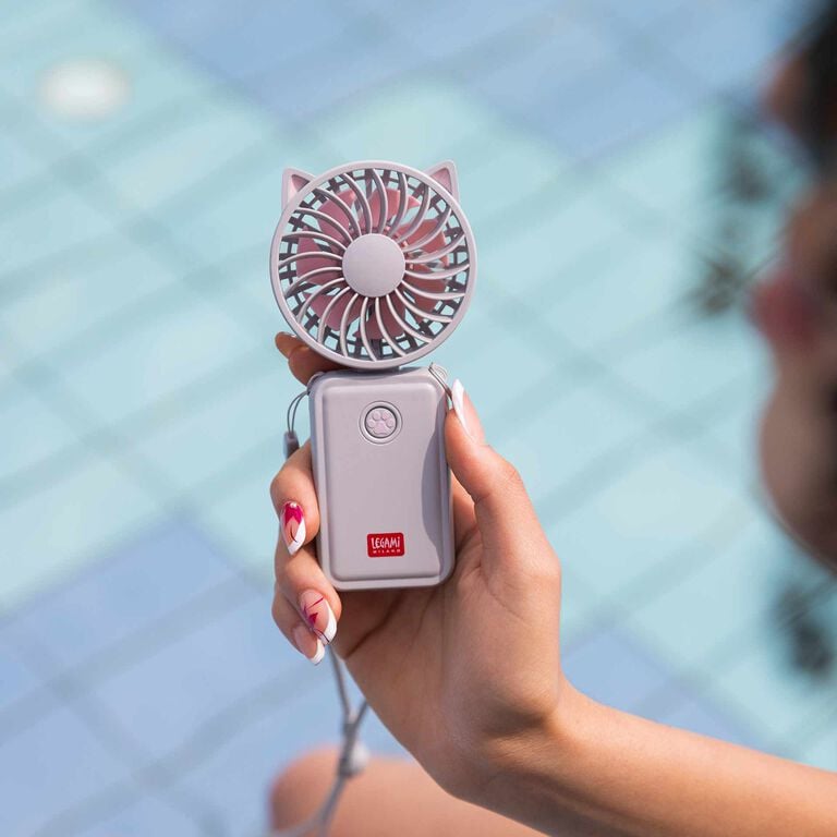 Rechargeable portable fan - Kitty Rechargeable portable fan - Kitty