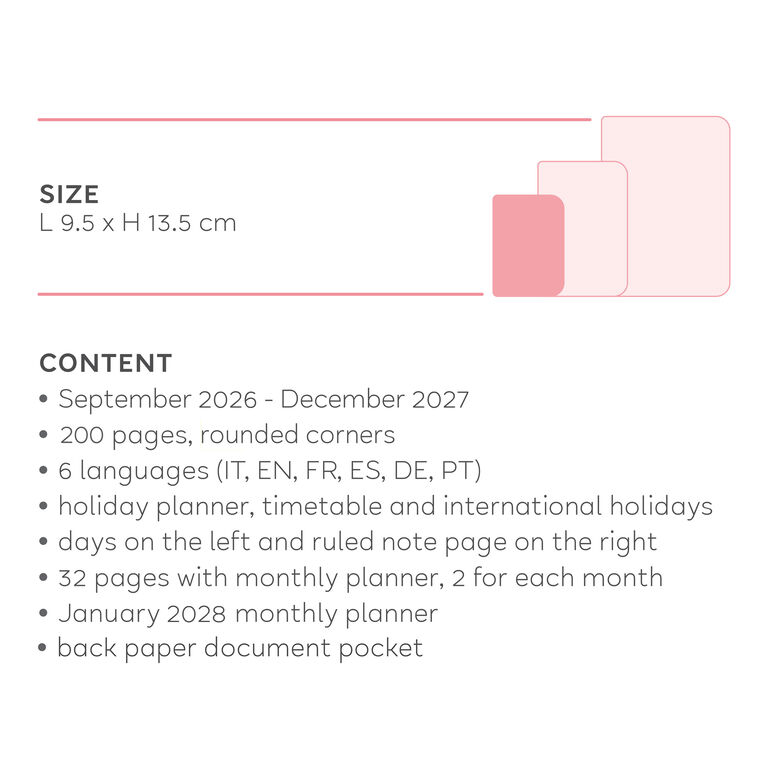16-Month Weekly Photo Diary for 2026/2027 - Travel Stickers - Small with Notebook 16-Month Weekly Photo Diary for 2026/2027 - Travel Stickers - Small with Notebook
