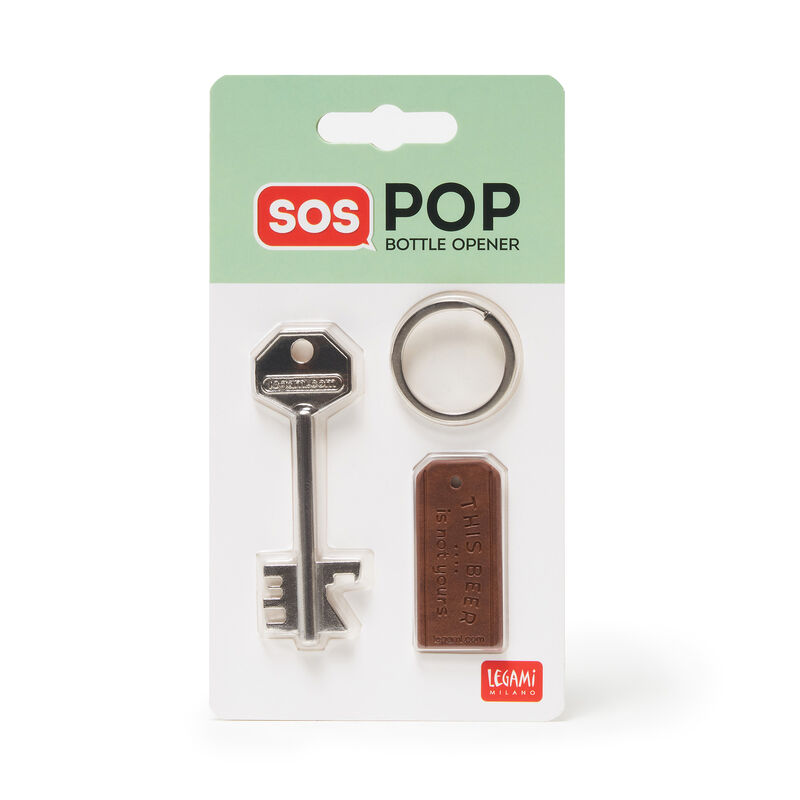 Portachiavi compatto in metallo Key Organizer con apribottiglie e accessori  e Apriporta senza contatto –
