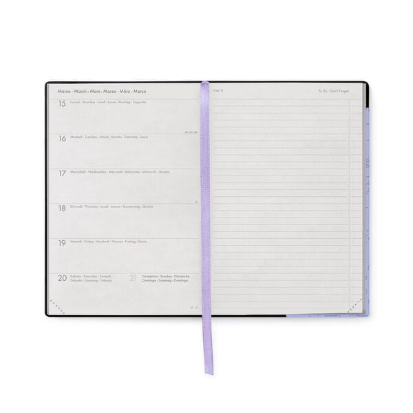 Agenda 12 Mesi Settimanale Medium con Notebook 2027 - Cosmic Lilac
