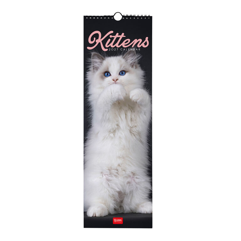 Calendario da Parete 2027 - 16 x 49 cm - Kittens Calendario da Parete 2027 - 16 x 49 cm - Kittens