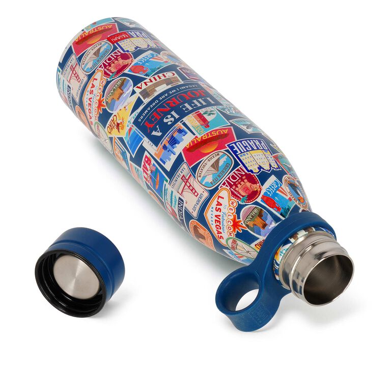 800 ml Vacuum Bottle - Travel Stickers - Hot & Cold