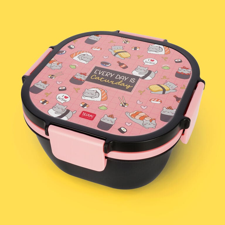 1700 ml Lunch Box - Sushi Cat - Lunch Box