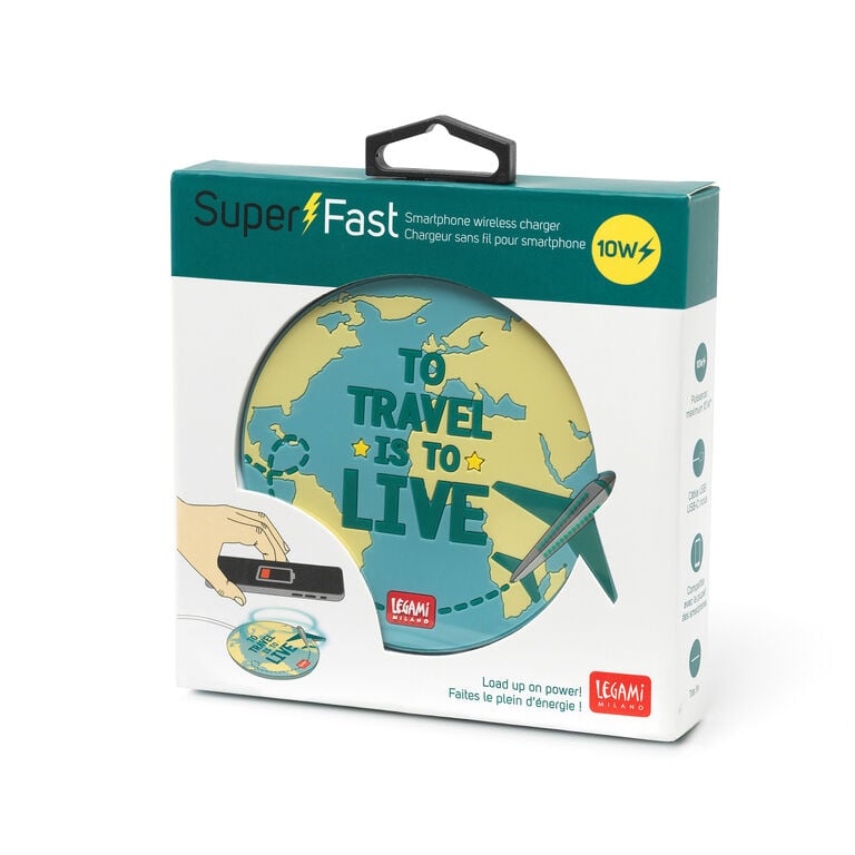 Cargador Inalámbrico para Smartphone Travel - Super Fast Cargador Inalámbrico para Smartphone Travel - Super Fast