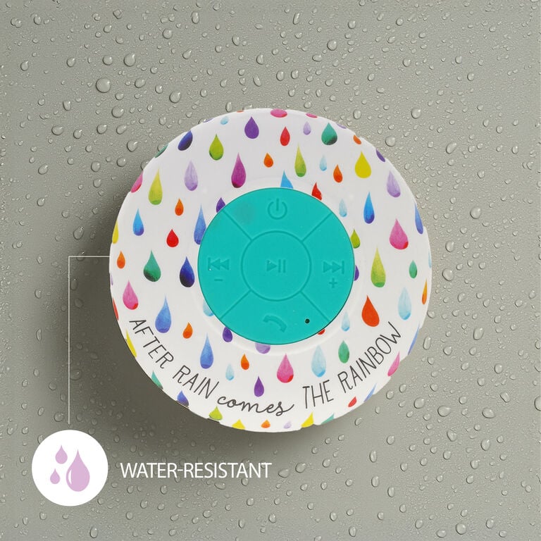 After Rain Water-Resistant Bluetooth® Hands-Free Speaker - Singing In The Shower