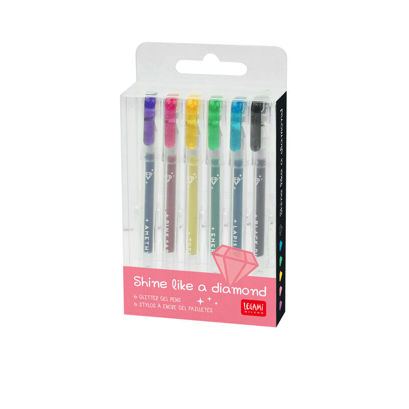 Acquista Penne gel glitterate da 48 colori, set di penne gel