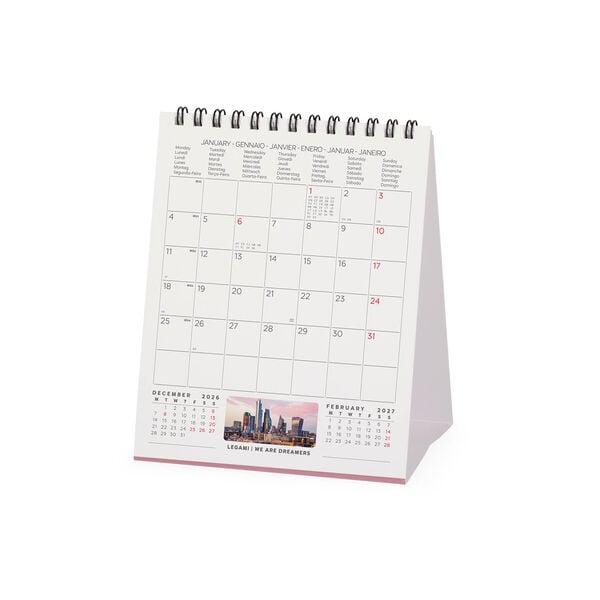 Calendario da Tavolo 2027 - 12 x 14,5 cm - London