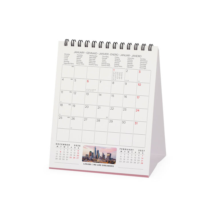 Calendario da Tavolo 2027 - 12 x 14,5 cm - London Calendario da Tavolo 2027 - 12 x 14,5 cm - London