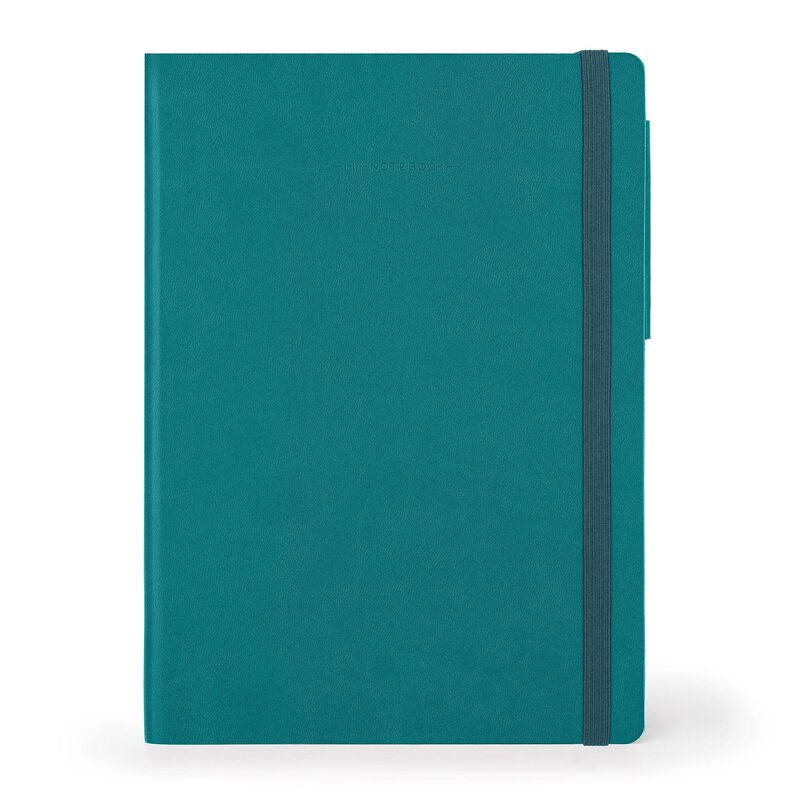 Carnet Papier Blanc - Large - My Notebook MALACHITE GREEN
