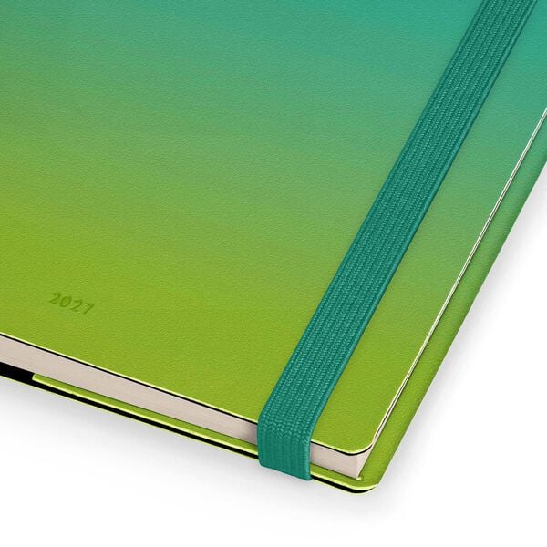 Agenda 12 Mesi Settimanale Medium con Notebook 2027 - Shades of Green