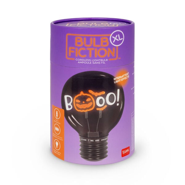 Lámpara Decorativa de Mesa en Forma de Bombilla - Pumpkin Booo - Bulb Fiction Lámpara Decorativa de Mesa en Forma de Bombilla - Pumpkin Booo - Bulb Fiction