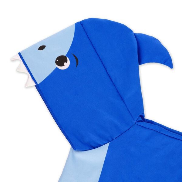 Shark Towelling Poncho For Kids - Kids Poncho