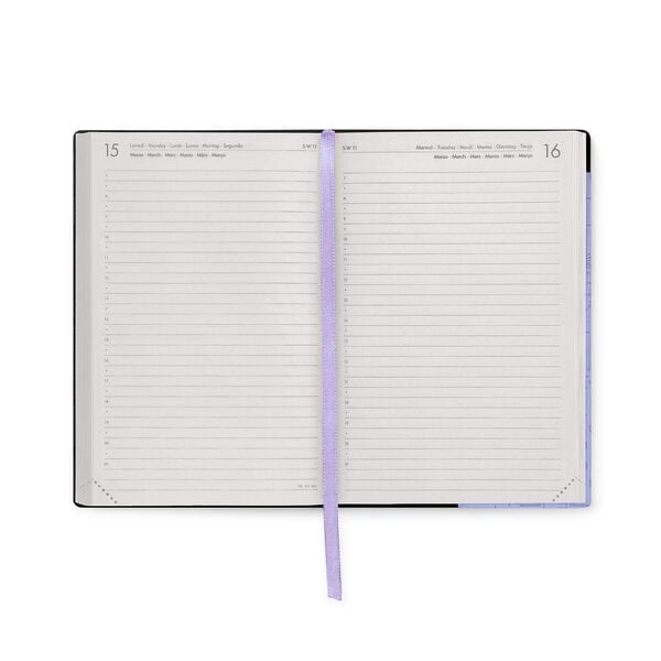 Agenda Diaria 2026/2027 16 Meses - Cosmic Lilac - Medium
