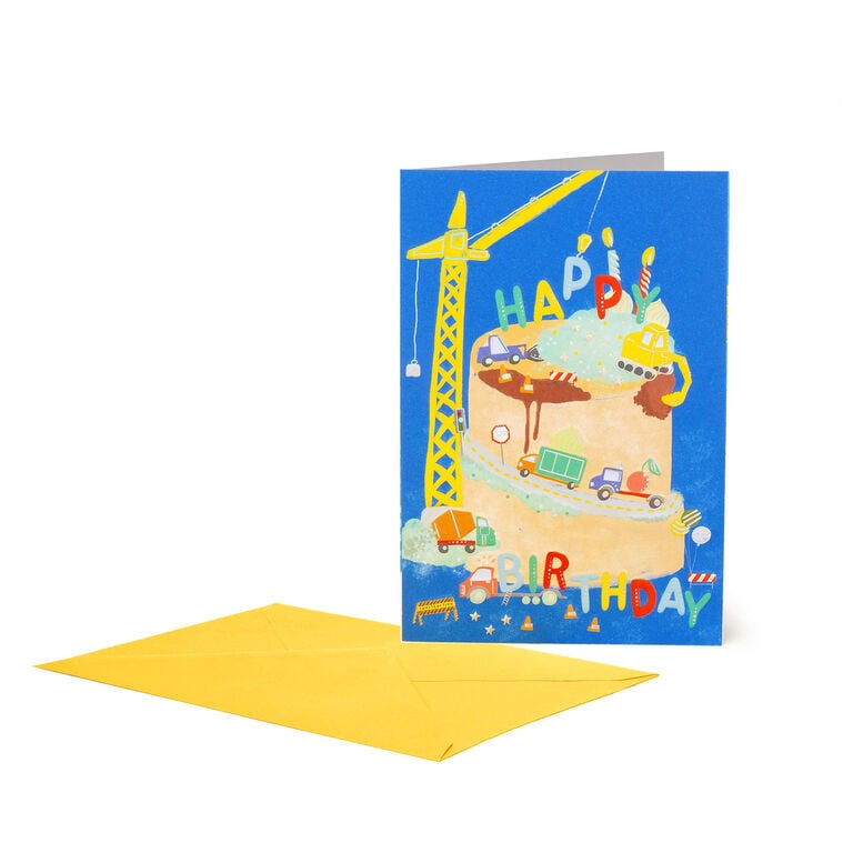 Birthday Card - Large - Greeting Card - Birthday Cake Birthday Card - Large - Greeting Card - Birthday Cake