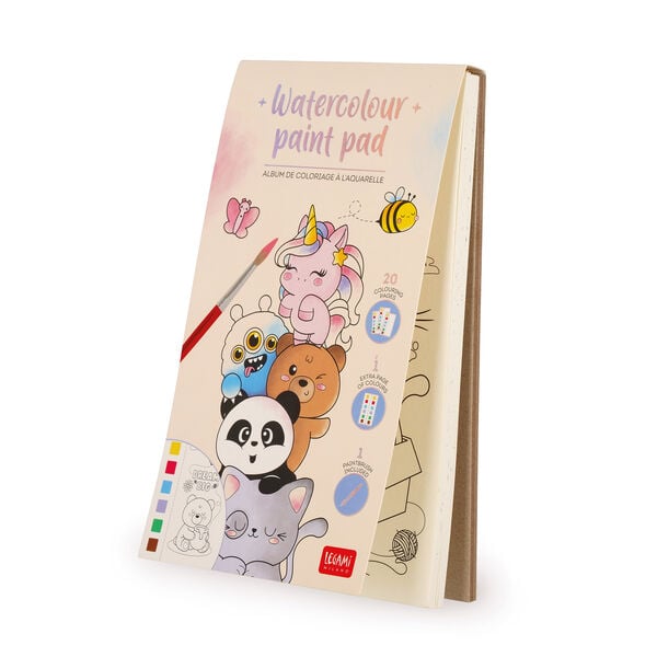 Cute Animals Watercolour Paint Pad Cute Animals Watercolour Paint Pad