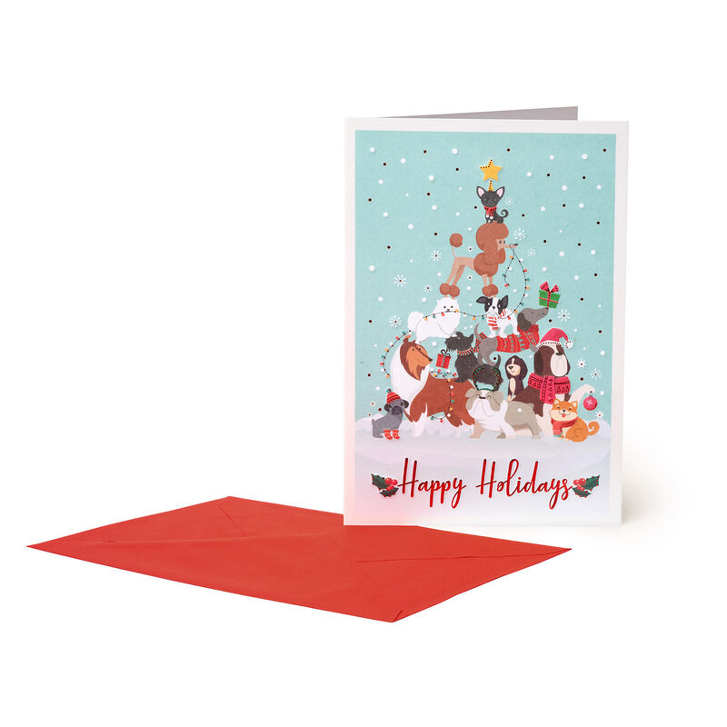 Christmas Greeting Card, , zoo