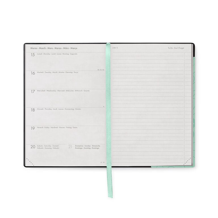 12-Month Medium Weekly Diary with Notebook 2027 - Botanic Garden
