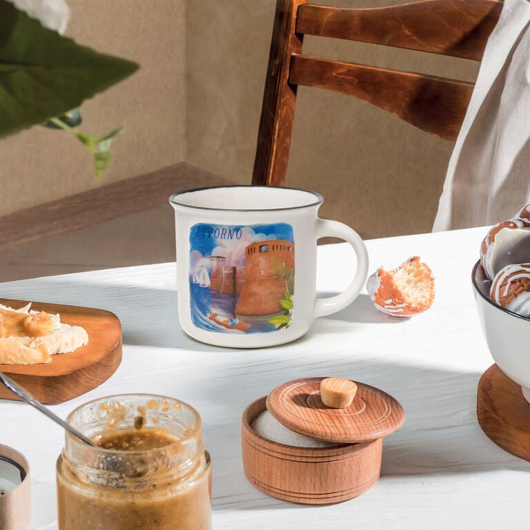 Porcelain Mug - Livorno - Cup-Puccino Porcelain Mug - Livorno - Cup-Puccino