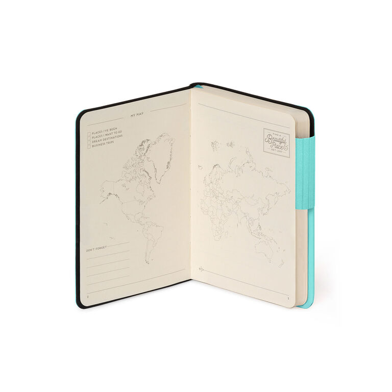Notebook with Blank Pages and Monochrome Soft Cover - Aquatic Awe - My Notebook