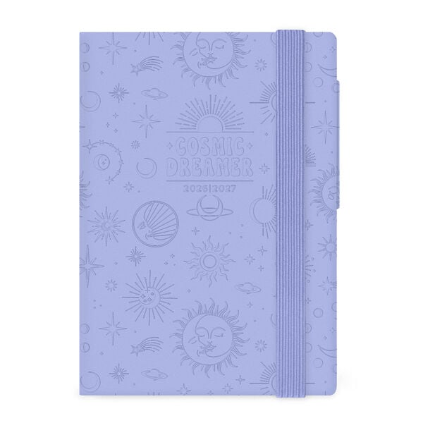 Agenda Semanal 2026/2027 16 Meses - Cosmic Lilac - Small Con Libreta