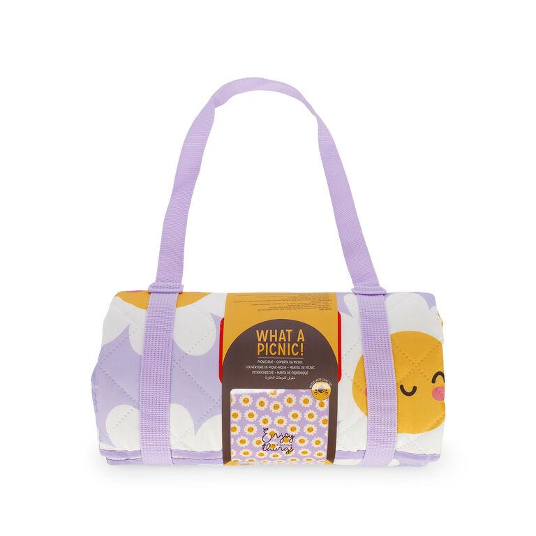Coperta da picnic con maniglia removibile - Daisy