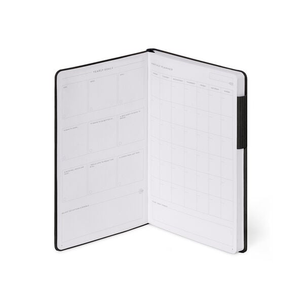 Dotted Notebook with Monochrome Soft Cover - Black Suit - My Notebook