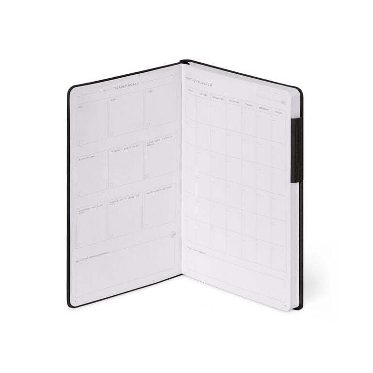 Dotted Notebook with Monochrome Soft Cover - Black Suit - My Notebook Dotted Notebook with Monochrome Soft Cover - Black Suit - My Notebook