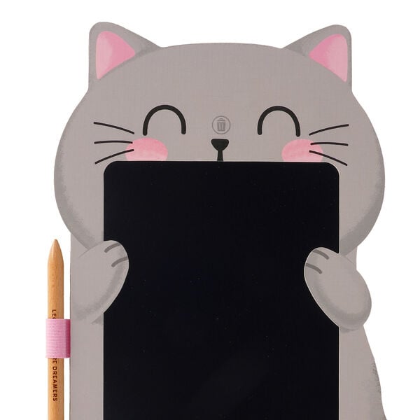 Kitty Portable LCD Drawing Board in Cardboard - Magic Sketch Board Kitty Portable LCD Drawing Board in Cardboard - Magic Sketch Board
