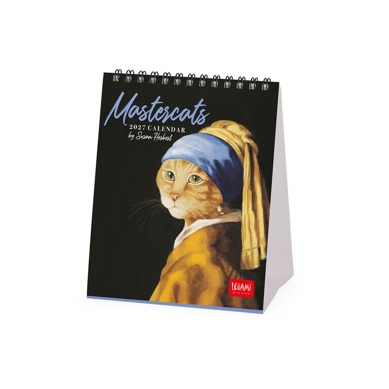 Calendario da Tavolo 2027 - 12 x 14,5 cm - Mastercats Calendario da Tavolo 2027 - 12 x 14,5 cm - Mastercats