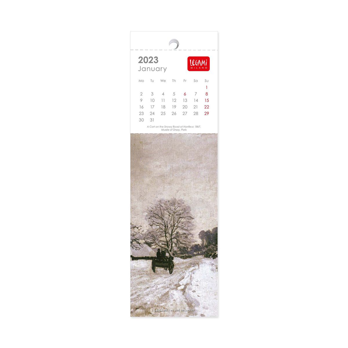 Bookmark Calendar 2023 - 5,5 x 18 Cm, , zoo