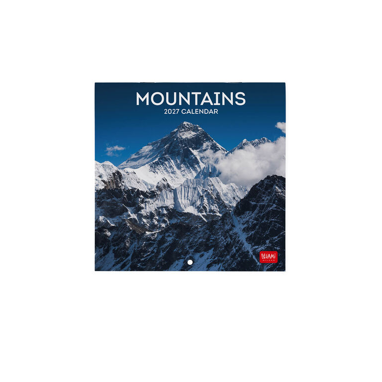 Wandkalender 2027 - 18 x 18 cm - Mountains Wandkalender 2027 - 18 x 18 cm - Mountains