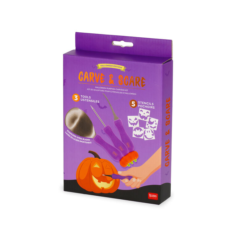 Kit para Tallar Calabazas de Halloween - Carve & Scare