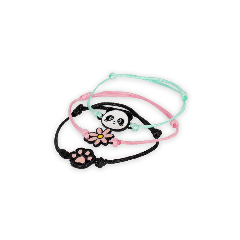 Set of 3 Bracelets - Panda Set of 3 Bracelets - Panda