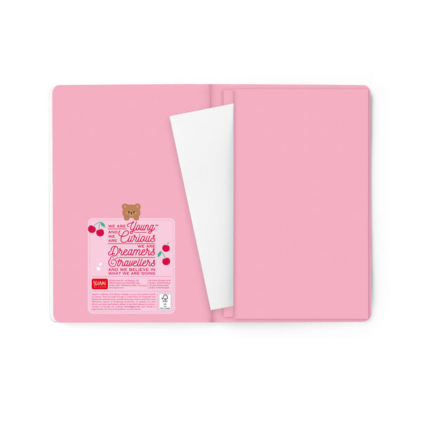 Agenda Semanal Fotográfica 2026/2027 16 Meses - Teddy Bear Pink - Medium