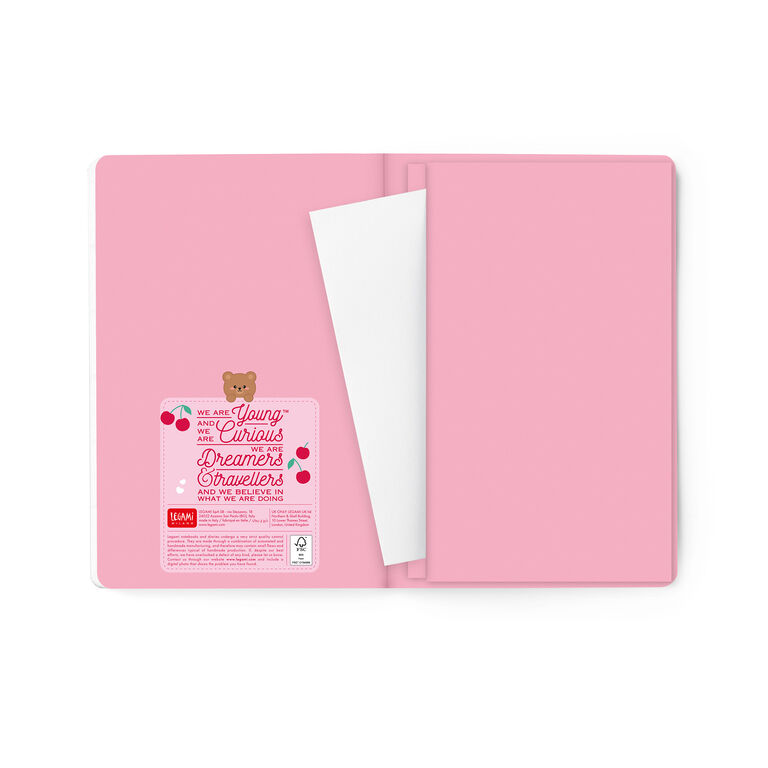 16-Month Weekly Photo Diary for 2026/2027 - Teddy Bear Pink - Medium