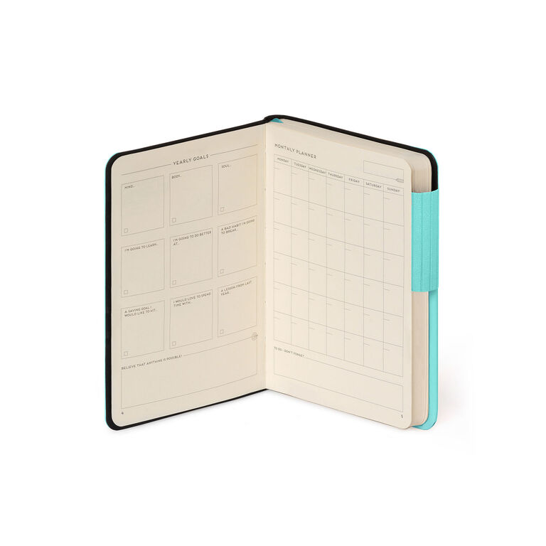 Notebook with Blank Pages and Monochrome Soft Cover - Aquatic Awe - My Notebook