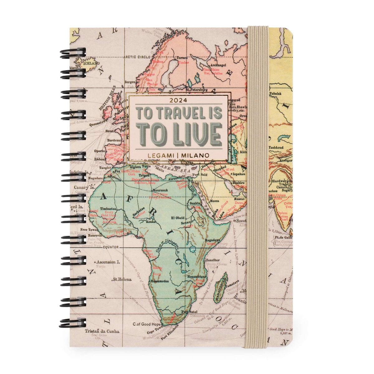 12-Month Weekly Diary - Small - Spiral Bound - 2024, , zoo