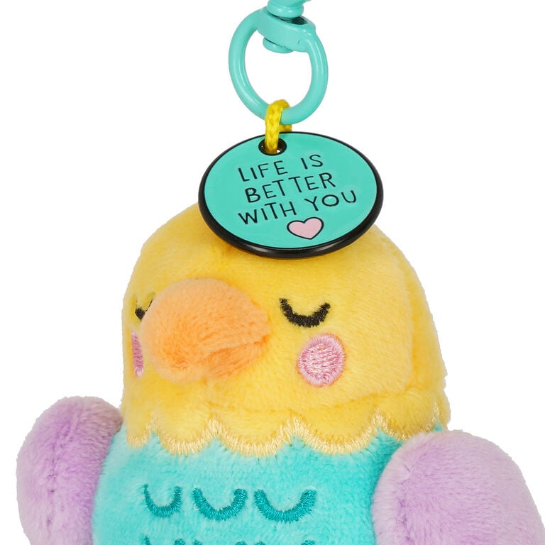 2 Key Rings with a Stuffed Toy - Super Soft! - Tiny