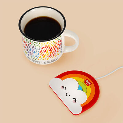 Set Chauffe-tasse USB Rainbow et Tasse Rainbow