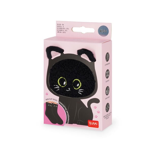Non-Slip Kitty Socks for Kids - It's a Match!
